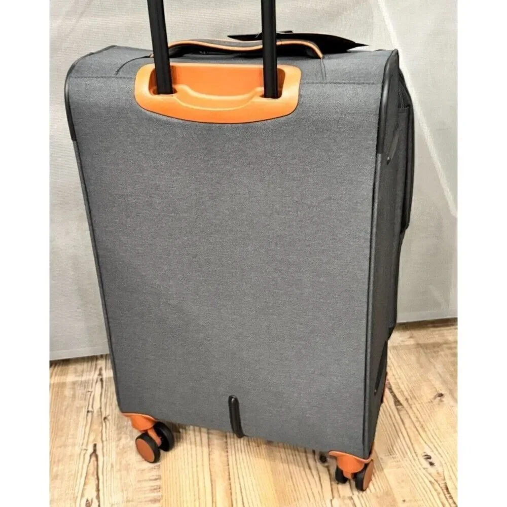 CHAMPS Classic II Collection 1-piece Softside Luggage  suitcase 24”Grey GREY